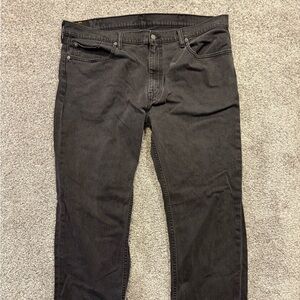 Levis 559 Jeans Mens 40x32 Black Relaxed Straight Mid Rise Medium‎ Wash Denim